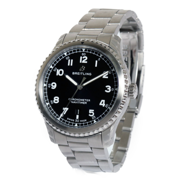 ブライトリングA168B-1PSSメンズ腕時計ナビタイマー8オートマティック41
